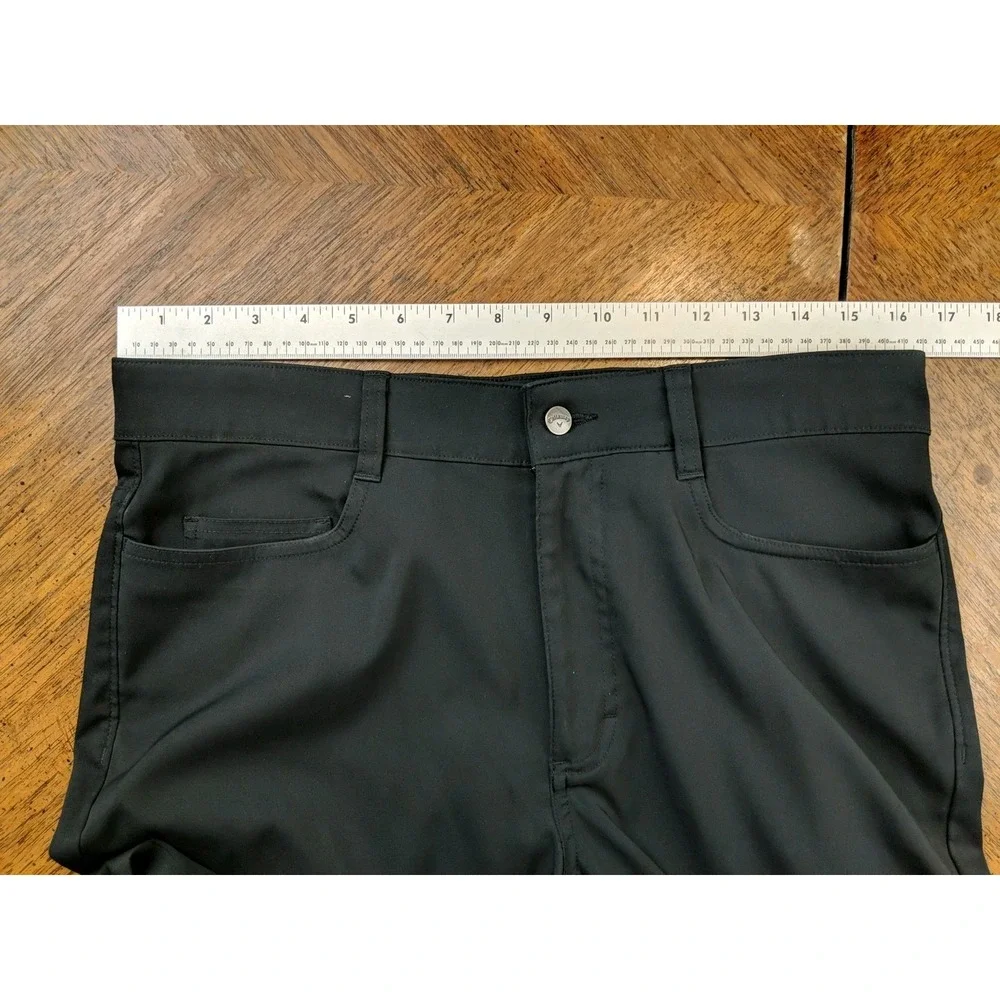 Callaway‎ Golf Pants Optimum Performance Athletic 31(33*)x32 Black Breathable